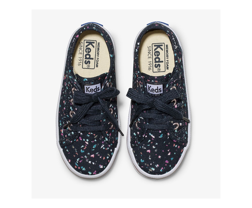 Kids Keds Sneakers - Kickstart Jr. - Navy - 2493-ZWAGU